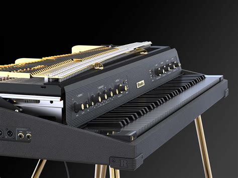 This is one serious and beautiful electric piano. . Rhodes keyboard